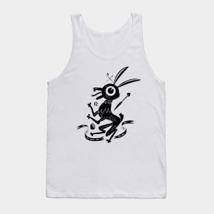 Garden Hare black print Tank Top